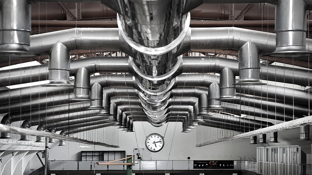 industry, hall, ventilation, butter factory, rama, plant, building, industrial hall, industrial plant, abandoned, factory, nature, factory building, stole, metal, machine, industrial park, lighting, expired